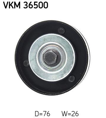 Galet enrouleur de courroie d'accessoire SKF ref. VKM 36500